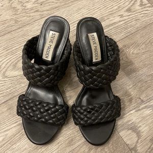 Steve Madden Tangle Black Heels